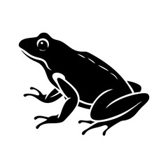 frog icon, frog line art - simple line art of frog, perfect for frog logos and icons