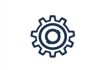 Fototapeta premium Gear Icon - Simple and Modern Graphic