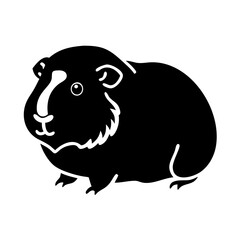 guinea pig icon, guinea pig line art - simple line art of guinea pig, perfect for guinea pig logos and icons