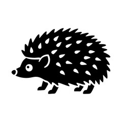 hedgehog icon, hedgehog line art - simple line art of hedgehog, perfect for hedgehog logos and icons