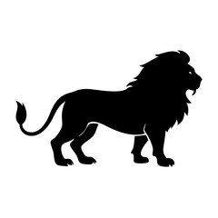lion icon, lion line art - simple line art of lion, perfect for lion logos and icons