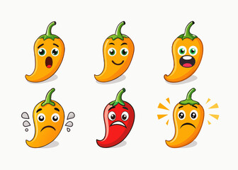 Cute Chili Character Vector - Thumbs Up & Smiling Approval Illustration	