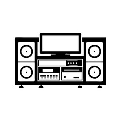 media unit icon, media unit line art - simple line art of media unit, perfect for media unit logos and icons