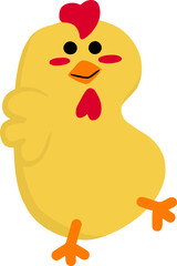 Chicken Letter Vector Element Alphabet Z