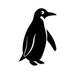 penguin icon, penguin line art - simple line art of penguin, perfect for penguin logos and icons