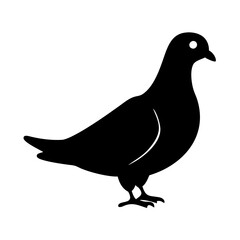 pigeon icon, pigeon line art - simple line art of pigeon, perfect for pigeon logos and icons