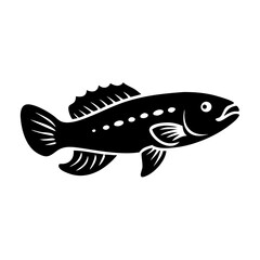 snakehead icon, snakehead line art - simple line art of snakehead, perfect for snakehead logos and icons