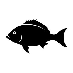 snapper icon, snapper line art - simple line art of snapper, perfect for snapper logos and icons