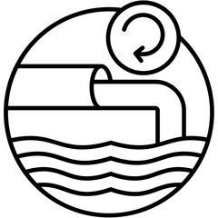 Sewage Treatment Icon