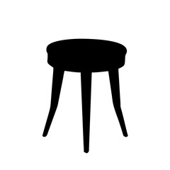 stool icon, stool line art - simple line art of stool, perfect for stool logos and icons