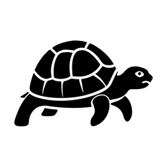 tortoise icon, tortoise line art - simple line art of tortoise, perfect for tortoise logos and icons