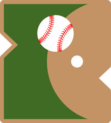 Baseball Court Field Letter Vector Element Alphabet Z