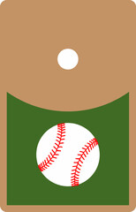 Baseball Court Field Letter Vector Element Alphabet I