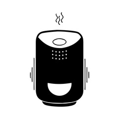 air purifier icon, air purifier line art - simple line art of air purifier, perfect for air purifier logos and icons