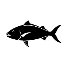 amberjack icon, amberjack line art - simple line art of amberjack, perfect for amberjack logos and icons