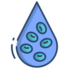 Linear color RBC icon