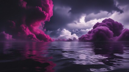Black dark purple red burgundy wine magenta maroon plum watercolor background