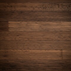Naklejka premium Rich Dark Brown Wood Texture Background Horizontal Plank Grain Detail Rustic Wooden Surface