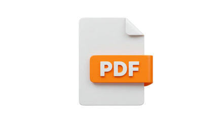 Isolated PDF File Icon