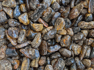 true amber mineral stones