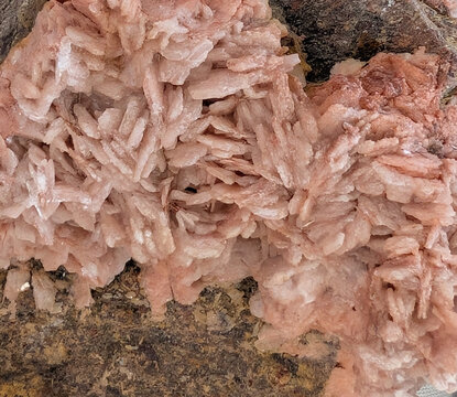 baryte mineral texture