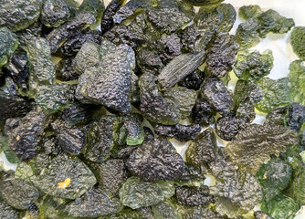 moldavite mineral collection