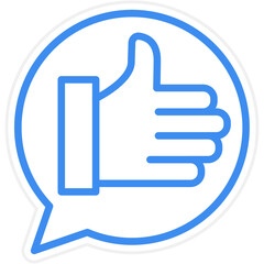 Please Like Icon Style