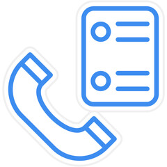 Phone Survey Icon Style