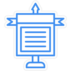 Battle Banner Icon Style