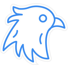 Hawk Icon Style