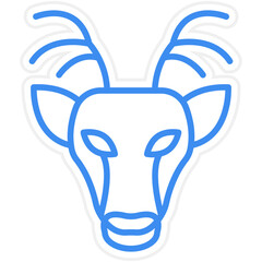 Obraz premium Moose Icon Style