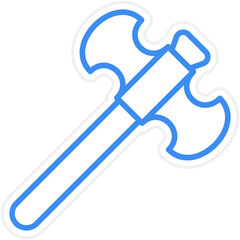 Viking Axe Icon Style