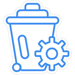 Waste Management Icon Style