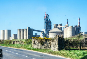 power plant in the city