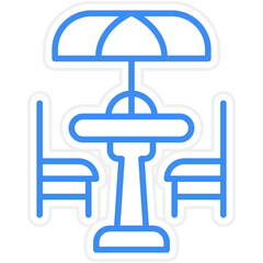 Coffee Terrace Icon Style