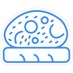 Bruschetta Icon Style