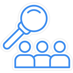 Hiring Staff Icon Style
