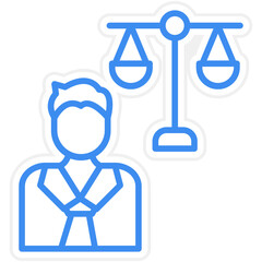 Civil Law Icon Style
