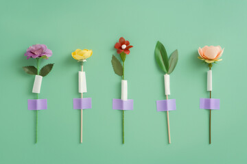 Silenced Bloom &ndash; Conceptual Flower with Tape