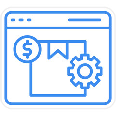 Obraz premium Estimated Import Fees Icon Style