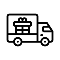 delivery line icon