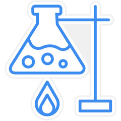Lab Burner Icon Style