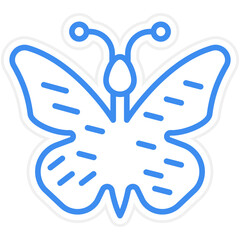 Obraz premium Butterfly Icon Style