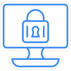 Security Monitors Icon Style