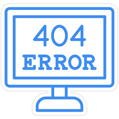 Error 404 Icon Style