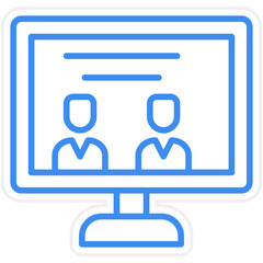 Online Meeting Icon Style