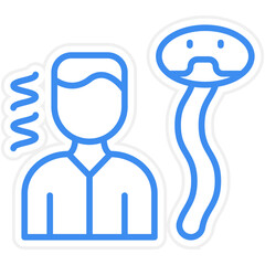 Fear Of Snakes Icon Style
