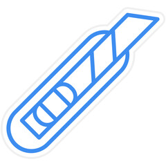 Box Cutter Icon Style