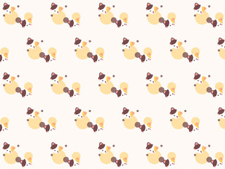 かわいい猫のパターン背景
