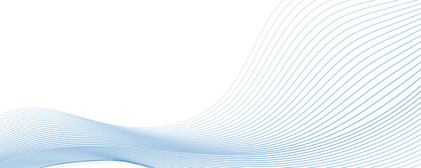 Fototapeta premium abstract blue wave background